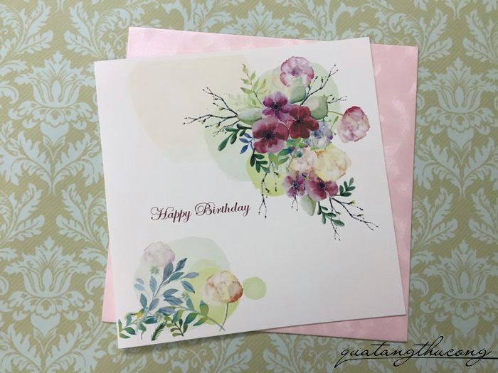 Thiệp in Happy birthday 16